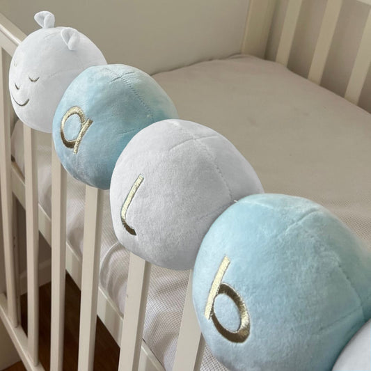 Selected Name/Word Blue and White Cotterpillars