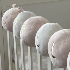 Selected Name/Word Pink and White Cotterpillars
